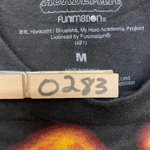 My Hero Academia Shoto Todoroki Graphic Tee Thrifted Vintage Style Size M - Picture 5 of 6